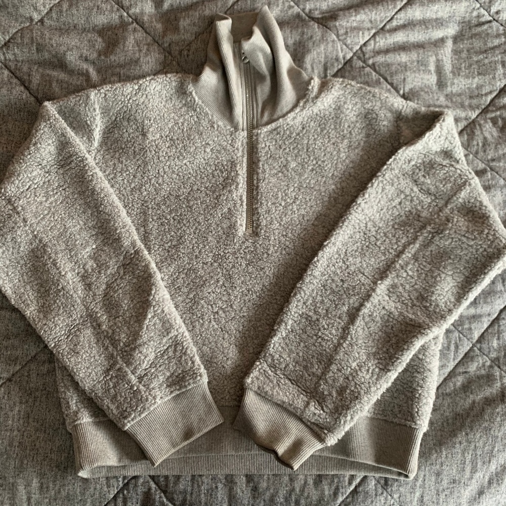 Acne Studios Cropped Half-Zip Fleece